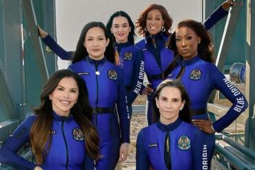 Katy Perry soared into space aboard Blue Origin’s latest mission